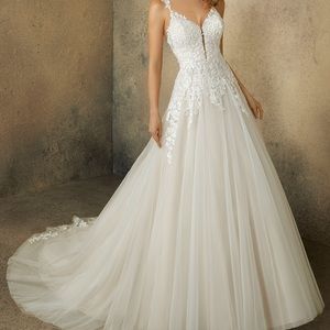 Mori Lee Wedding Dress 2092- White